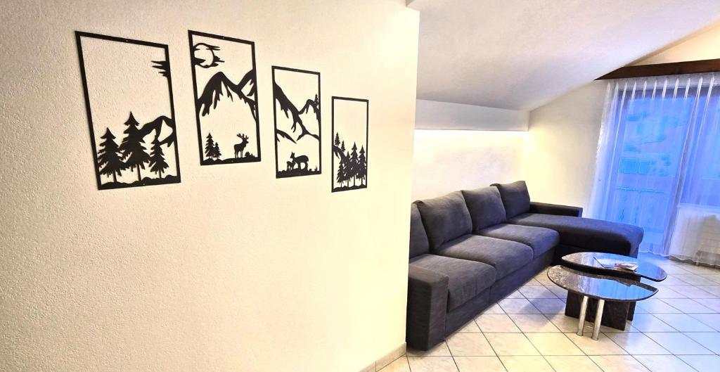 Posezení v ubytování Ferienhaus Adonis