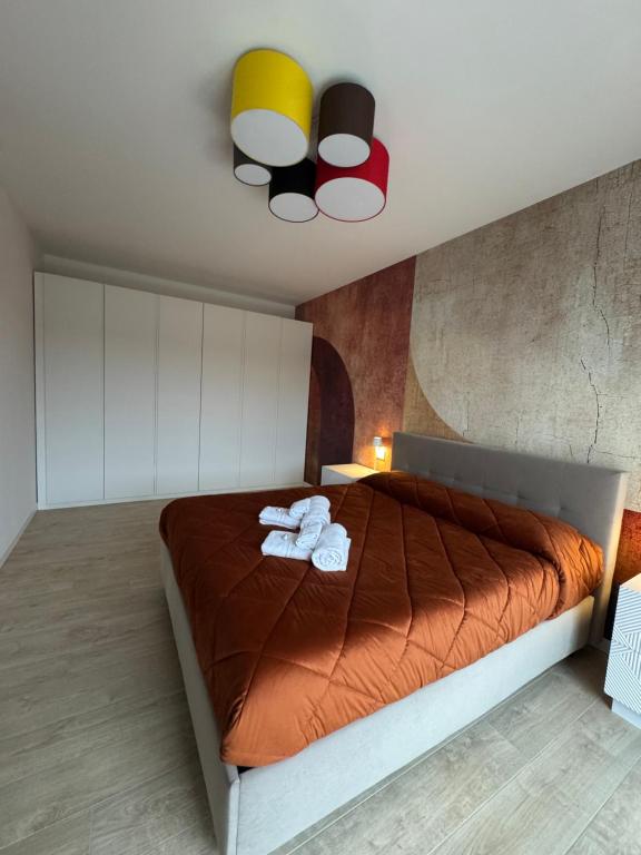 Postel nebo postele na pokoji v ubytování LuxeDesign Apartment