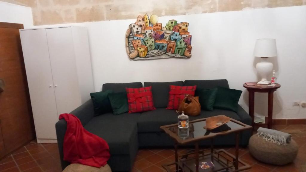 Posezení v ubytování Dimora 1919 Luxury Loft