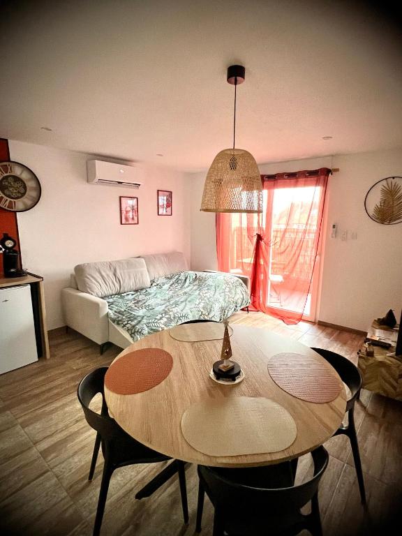 Posezení v ubytování Gîte chez EsTé