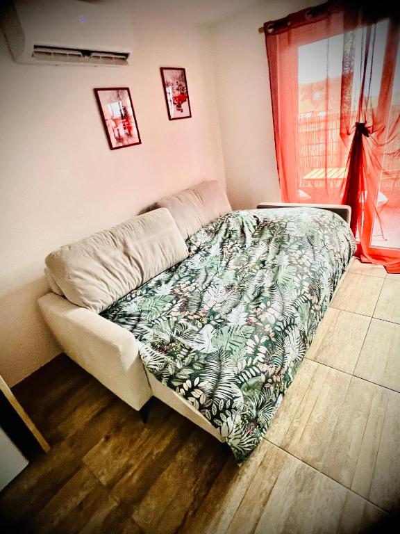 Postel nebo postele na pokoji v ubytování Gîte chez EsTé