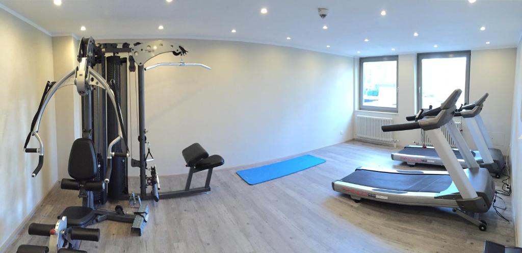 Fitness centrum a/nebo fitness zařízení v ubytování Hotel Diehlberg
