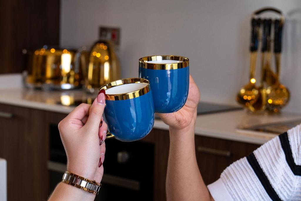 Příslušenství pro přípravu čaje a kávy v ubytování Domus Boutique Hotel