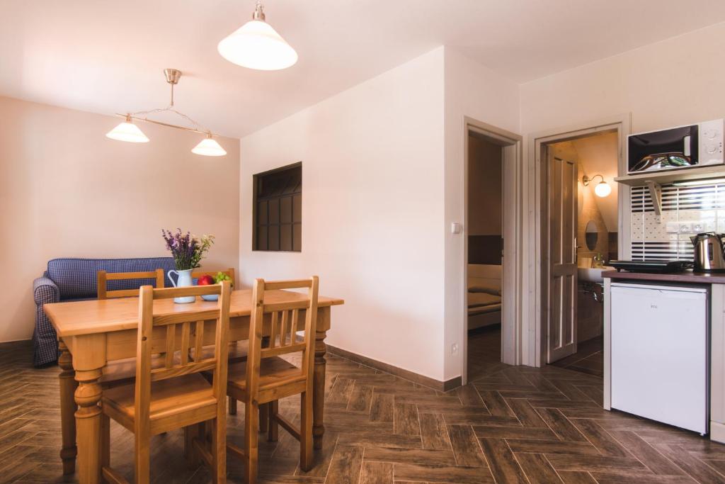 Kuchnia lub aneks kuchenny w obiekcie Ubytování Kroupa