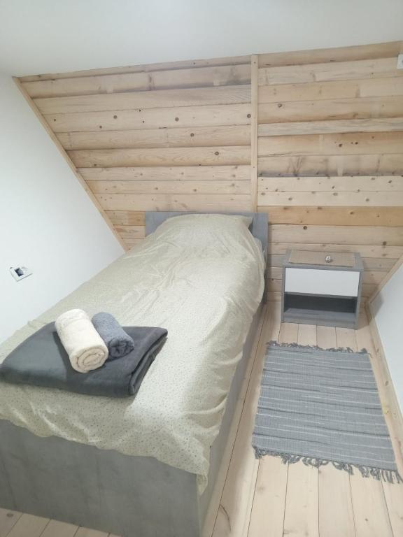 Postel nebo postele na pokoji v ubytování Kutak Maša