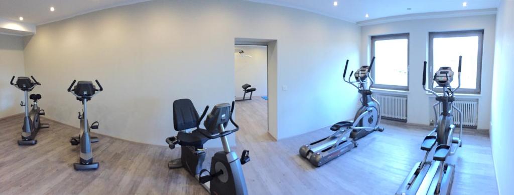 Fitness centrum a/nebo fitness zařízení v ubytování Hotel Diehlberg