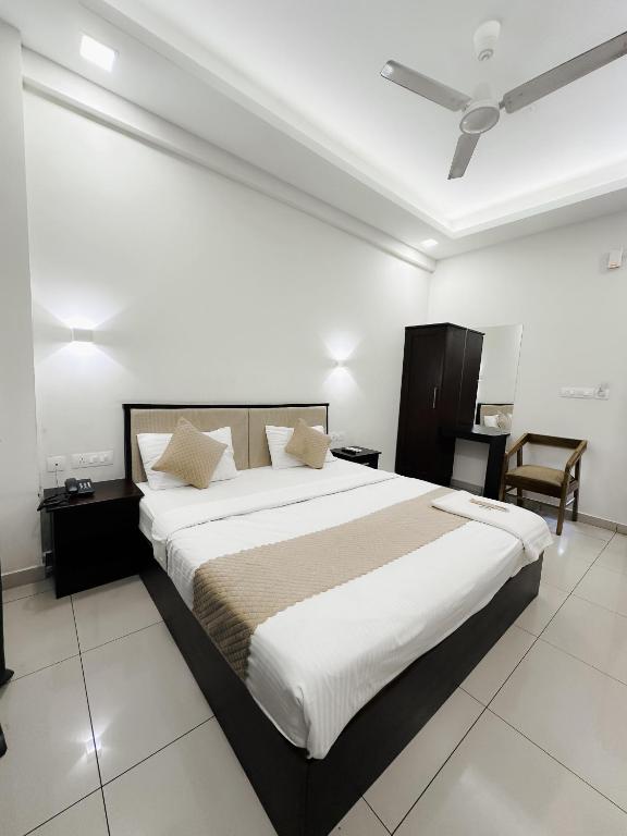 Postel nebo postele na pokoji v ubytování Hotel studio house