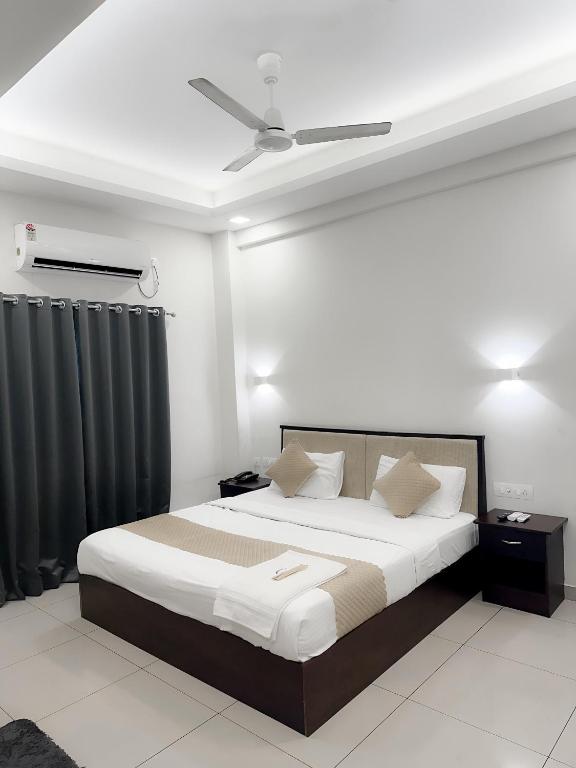 Postel nebo postele na pokoji v ubytování Hotel studio house