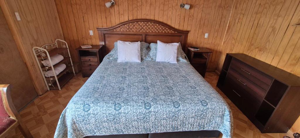 Postel nebo postele na pokoji v ubytování Hostal Nancy