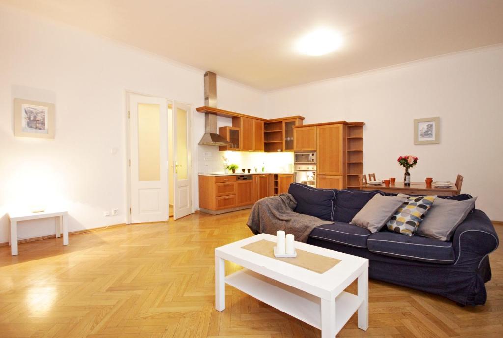 Posezení v ubytování Prague Central Residence