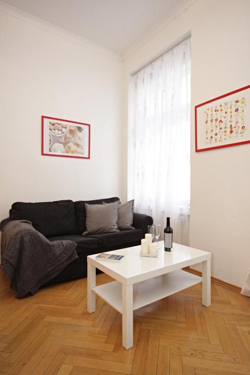 Posezení v ubytování Prague Central Residence