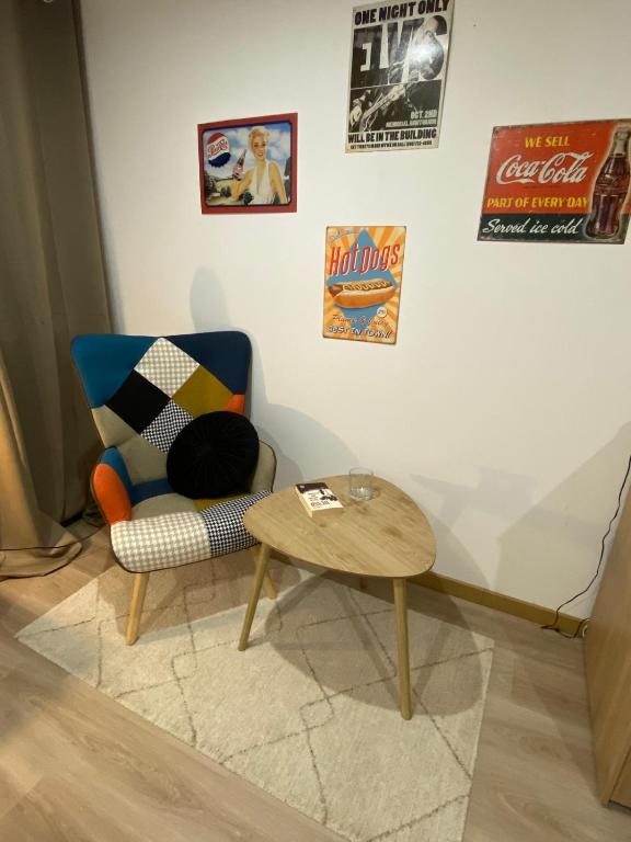 Posezení v ubytování Maison Cosyli