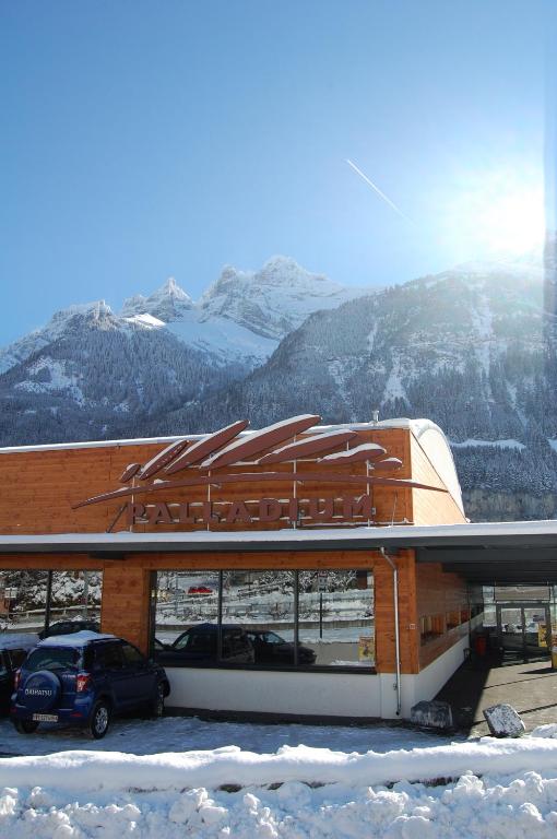 Üldine mäevaade või majutusasutusest Palladium de Champéry pildistatud vaade
