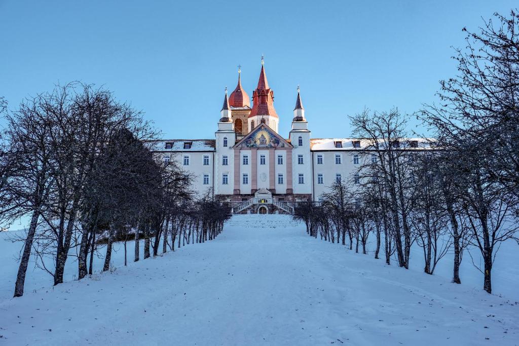 Hotel Leonard v zimě
