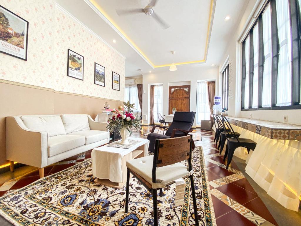 Χώρος καθιστικού στο Pavilion The Lodge