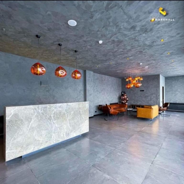 Χώρος καθιστικού στο Marshall compelx