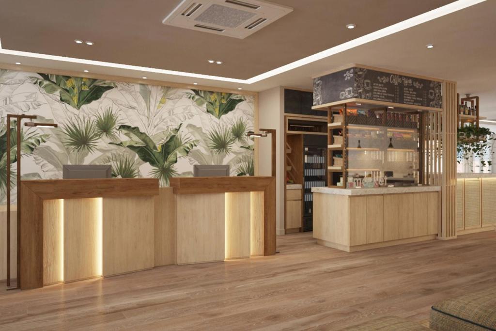 Lounge nebo bar v ubytování Fairfield by Marriott Medellin Sabaneta