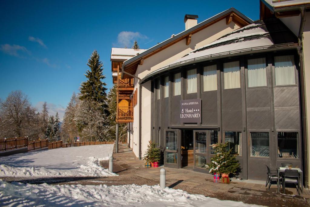 Hotel Leonard v zimě