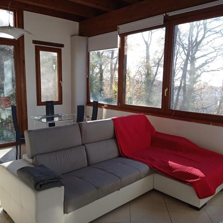 Posezení v ubytování Casa dei Faggi