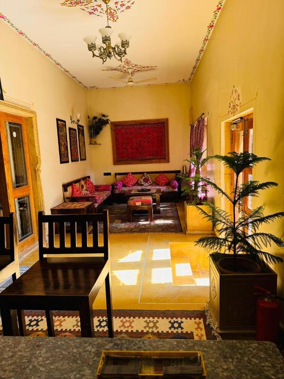 Posezení v ubytování Hotel Jaisan Haveli