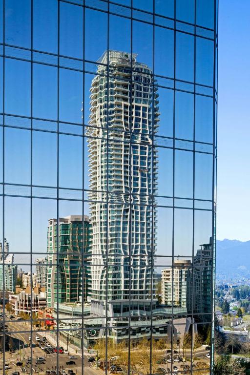 Nespecifikovaný výhled na destinaci Burnaby nebo výhled na město při pohledu z hotelu