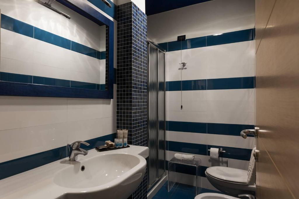 Ванная комната в Hotel Belvedere