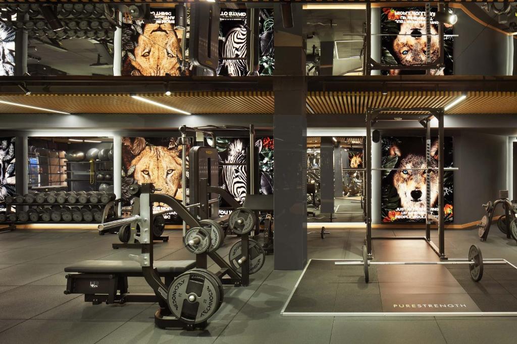 Fitness centrum a/nebo fitness zařízení v ubytování Four Points by Sheraton Prishtina City