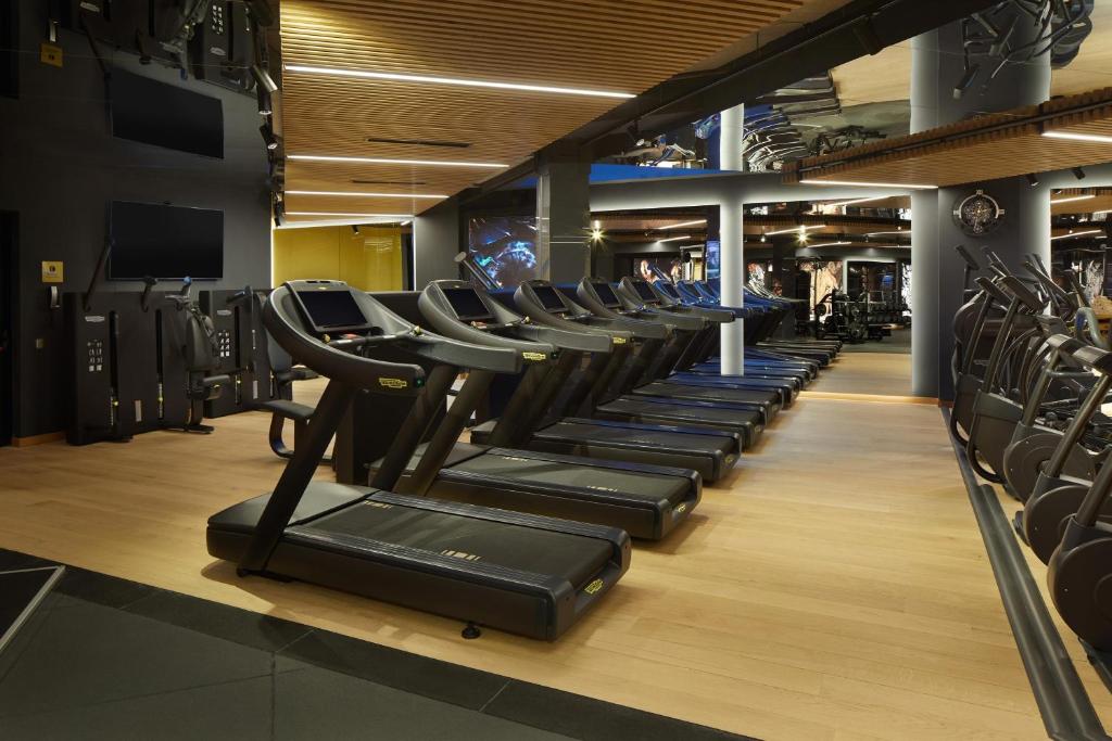 Fitness centrum a/nebo fitness zařízení v ubytování Four Points by Sheraton Prishtina City