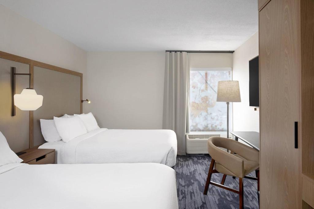 Postel nebo postele na pokoji v ubytování Fairfield Inn by Marriott Atlantic City Absecon