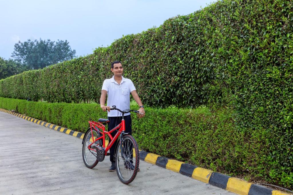 Jízda na kole v ubytování Four Points by Sheraton New Delhi, Airport Highway nebo okolí