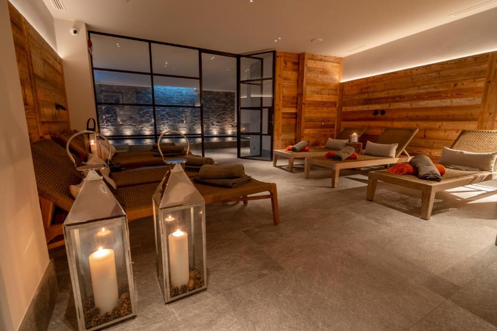 Posedenie v ubytovaní Hotel Alù Mountain Design