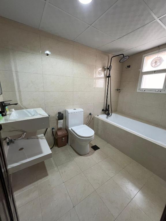 Koupelna v ubytování Aygro Hotel