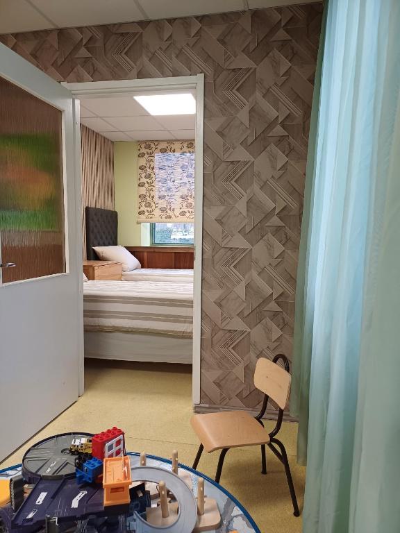 Postel nebo postele na pokoji v ubytování Spa Glamping