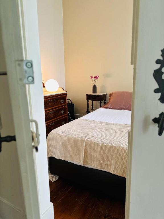 Postel nebo postele na pokoji v ubytování Varandas do Marquês