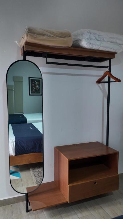 Postel nebo postele na pokoji v ubytování HOTEL CHURUMUCO