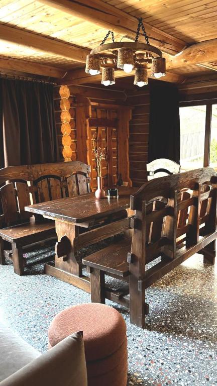 Posezení v ubytování Oberig Apartmens
