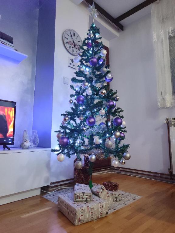 TV a/nebo společenská místnost v ubytování Apartman 19