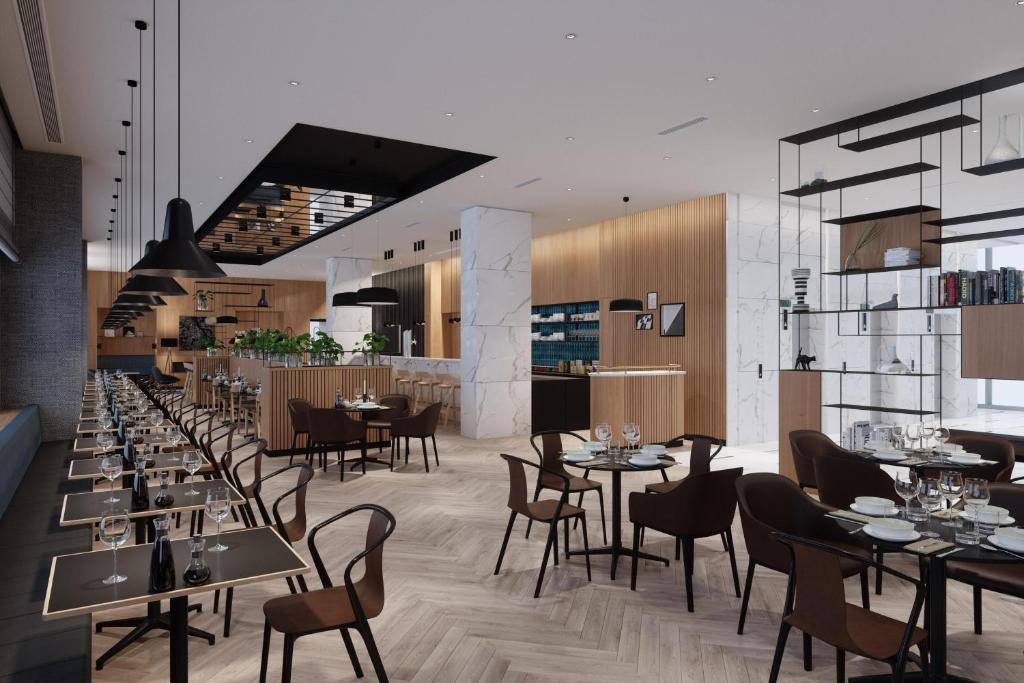 Restaurace v ubytování Four Points by Sheraton Warsaw Mokotow