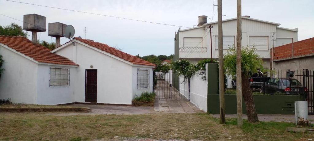 Bygningen som feriehuset ligger i