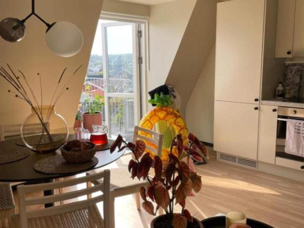 Kuchyň nebo kuchyňský kout v ubytování 4 person Studio in Sölvesborg