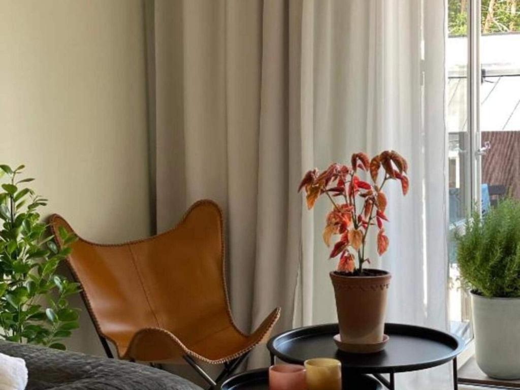 Posezení v ubytování 4 person Studio in Sölvesborg