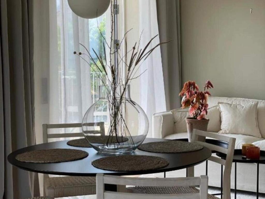 Posezení v ubytování 4 person Studio in Sölvesborg