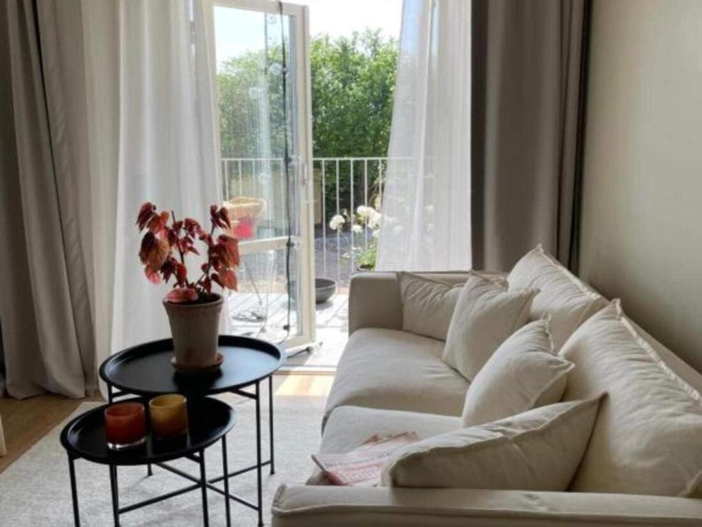 Posezení v ubytování Studio with Balcony in Sölvesborg