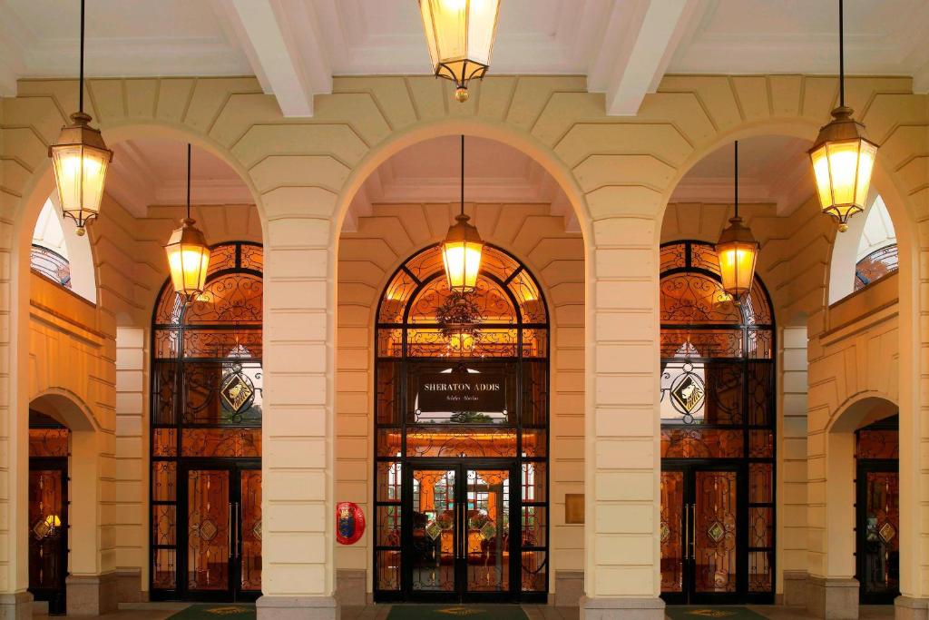 Sheraton Addis, a Luxury Collection Hotel, Addis Ababa的门面或入口