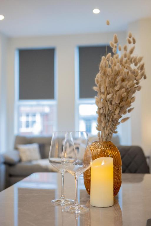 Posezení v ubytování Lethbridge Villa 49 3-bedroom Apartment with Garden, Fibre WiFi, free parking, sleeps 6