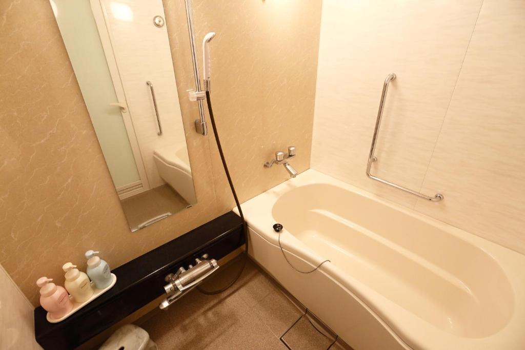Koupelna v ubytování Keisei Hotel Miramare