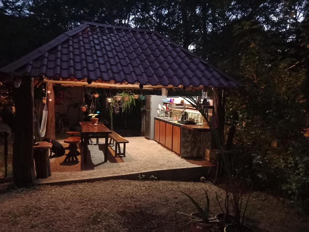 Zahrada ubytování Aura Bungalow