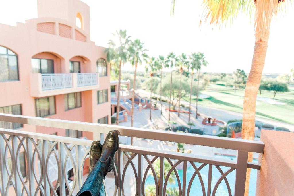 Balkón nebo terasa v ubytování Scottsdale Marriott at McDowell Mountains