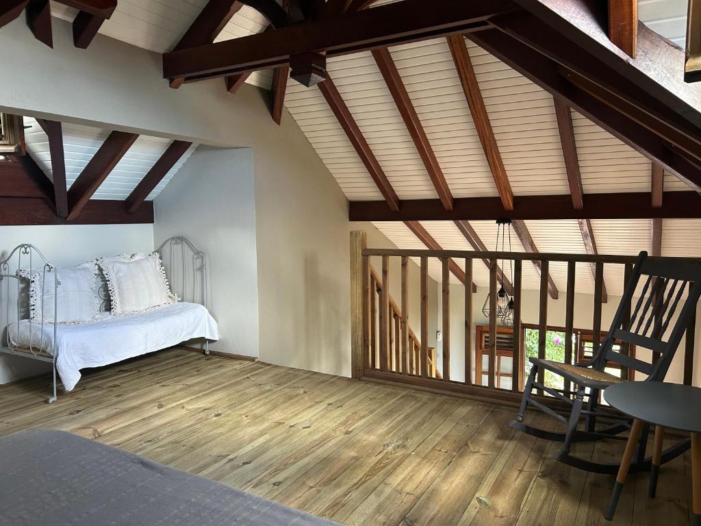 Postel nebo postele na pokoji v ubytování Villa Terracotta, vue mer imprenable