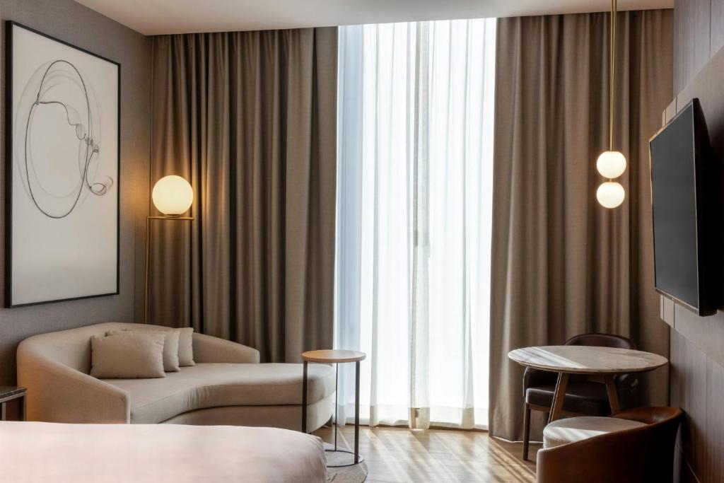 TV a/nebo společenská místnost v ubytování JW Marriott Hotel Guadalajara